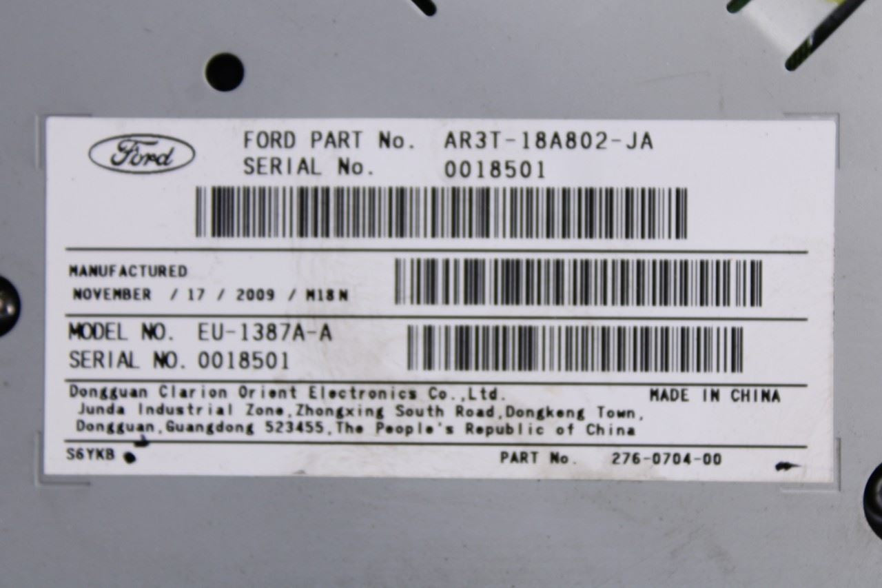2010 Ford Mustang Conv V6 Audio Radio Faceplate HVAC Climate Control Panel - Alshned Auto Parts