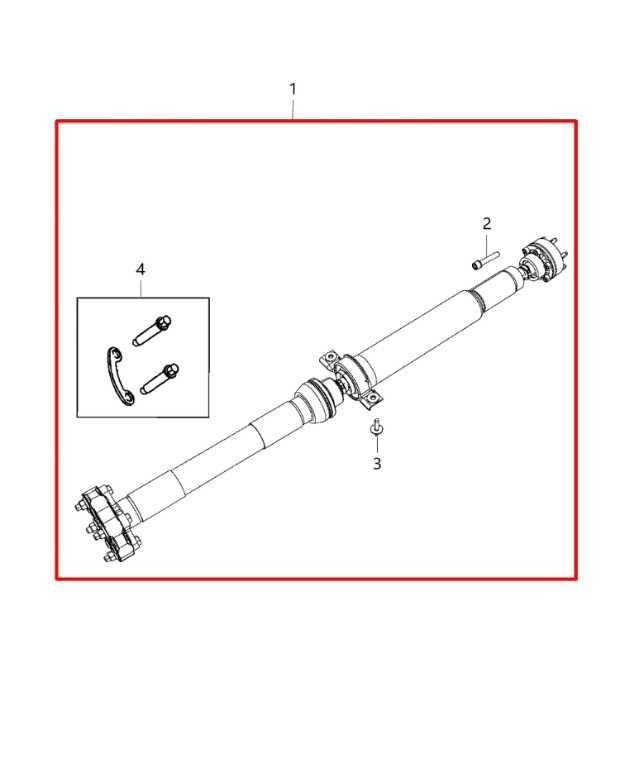 2014-2022 Jeep Grand Cherokee Limited 3.6L 4WD Rear Drive Shaft 68206211AA OEM - Alshned Auto Parts