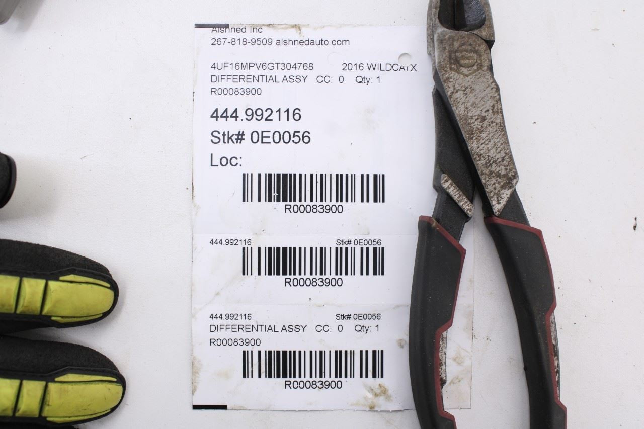 14-18 Arctic Cat Wildcat Trail 700 Front Differential Gearcase 3.1 ratio E-lock12