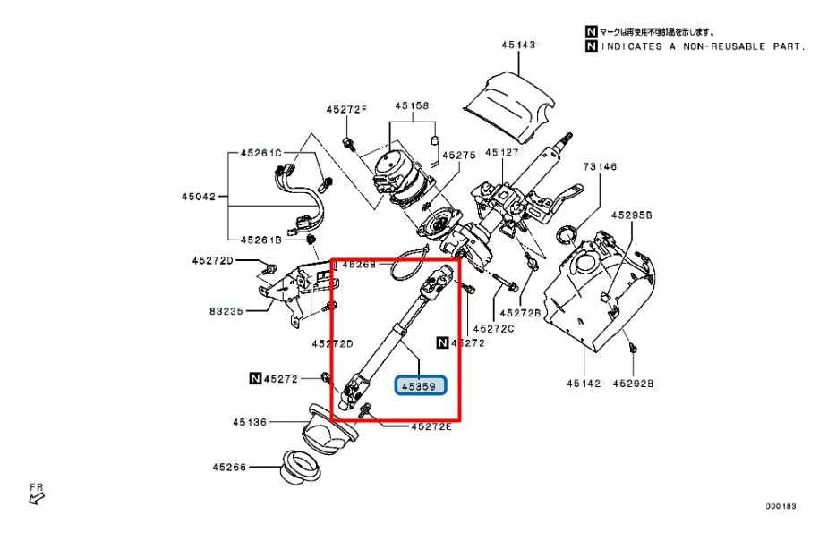18-25 Mitsubishi Eclipse Cross ES 1.5L Steering Column Lower Intermediate Shaft - Alshned Auto Parts