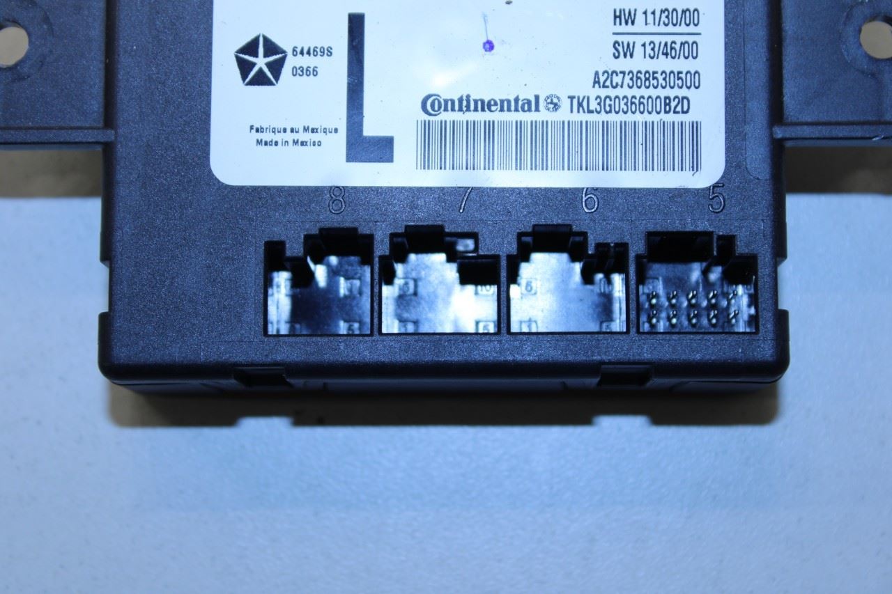 14-2020 Jeep Cherokee 75th Anniversary Front Left Door Control Module 68111321AG - Alshned Auto Parts