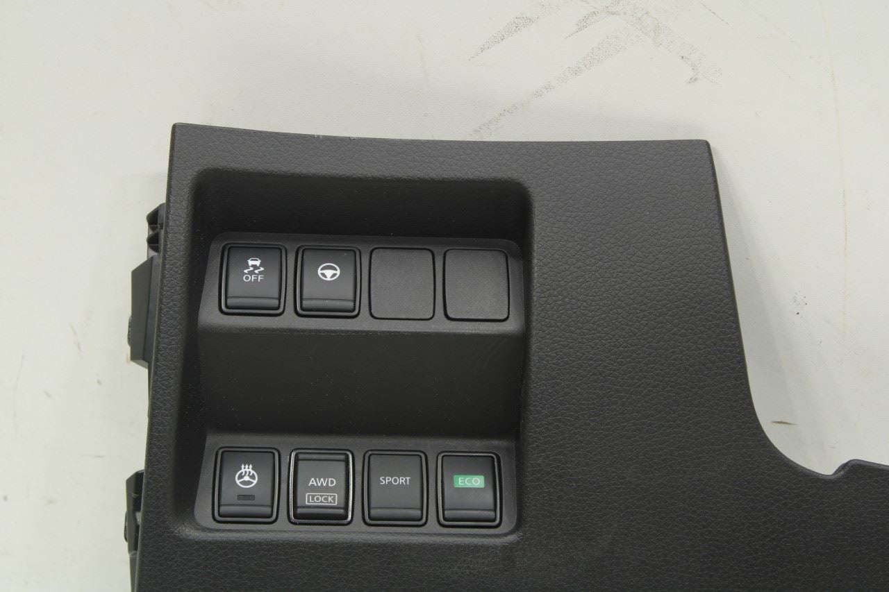 20-22 Nissan Rogue Sport SL Left Dash Lower Knee Bolster Trim Panel w/ Switches - Alshned Auto Parts