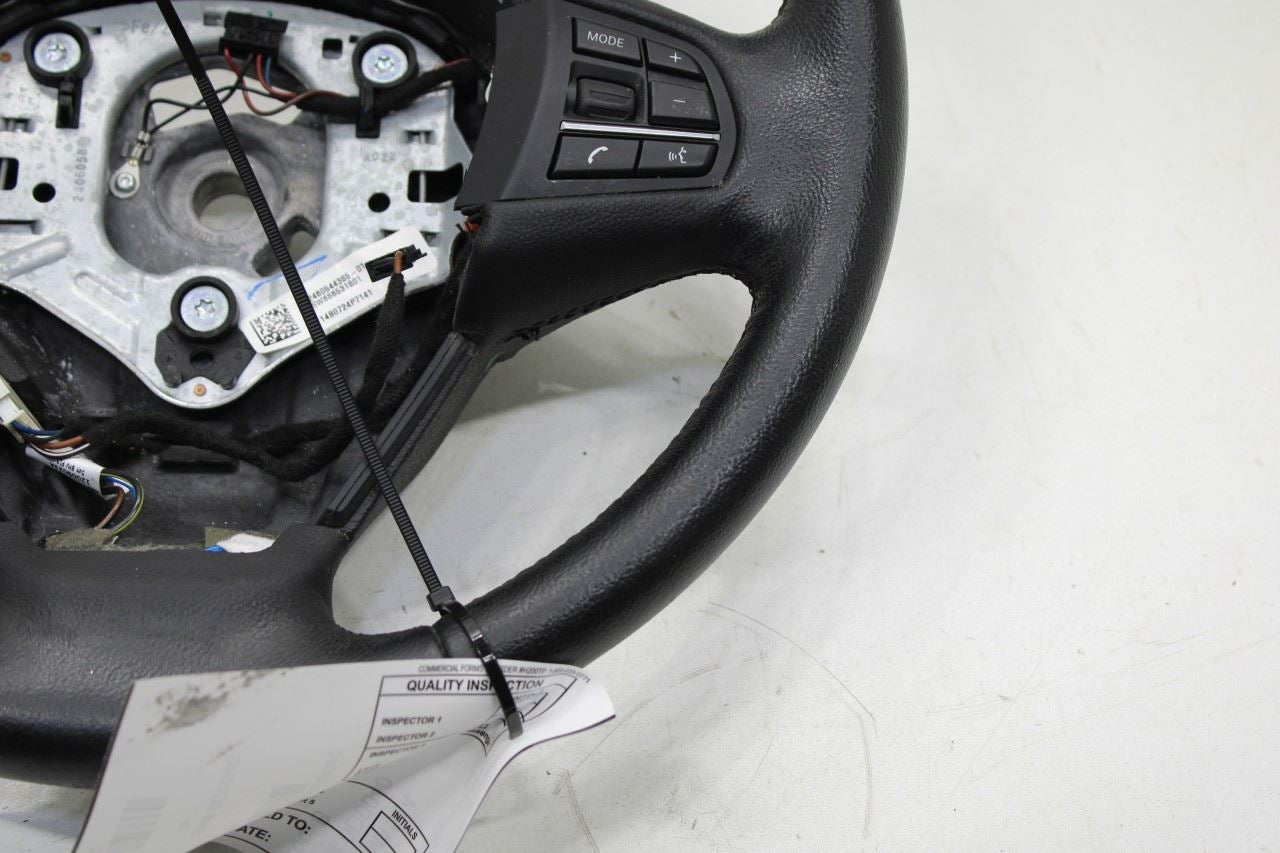 14-18 BMW X5 xDrive35i 3.0L AWD Steering Wheel Leather w/ Control Buttons *ReaD* - Alshned Auto Parts