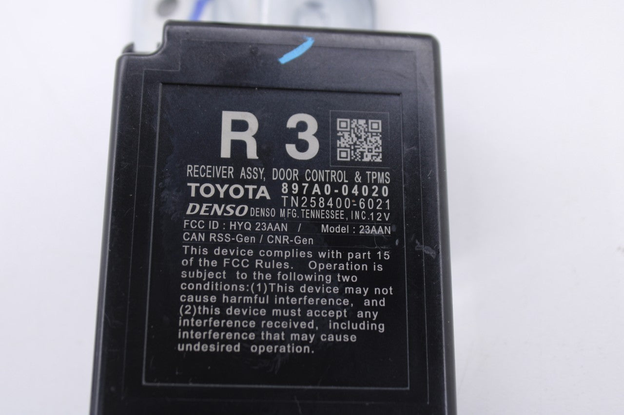 2015-2023 Toyota Tacoma SR5 3.5L Tire Pressure Monitoring System Receiver Module7