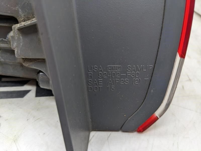 2016-18 Hyundai Elantra SE 2.0L Rear Passenger Right Side Outer Tail Light Lamp8