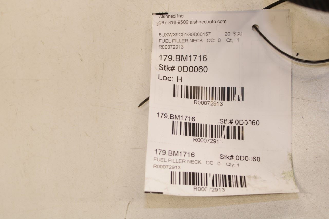 2011-2017 BMW X3 xDrive28i 2L Fuel Filler Neck Hose Tube Pipe 16117216529 OEM - Alshned Auto Parts