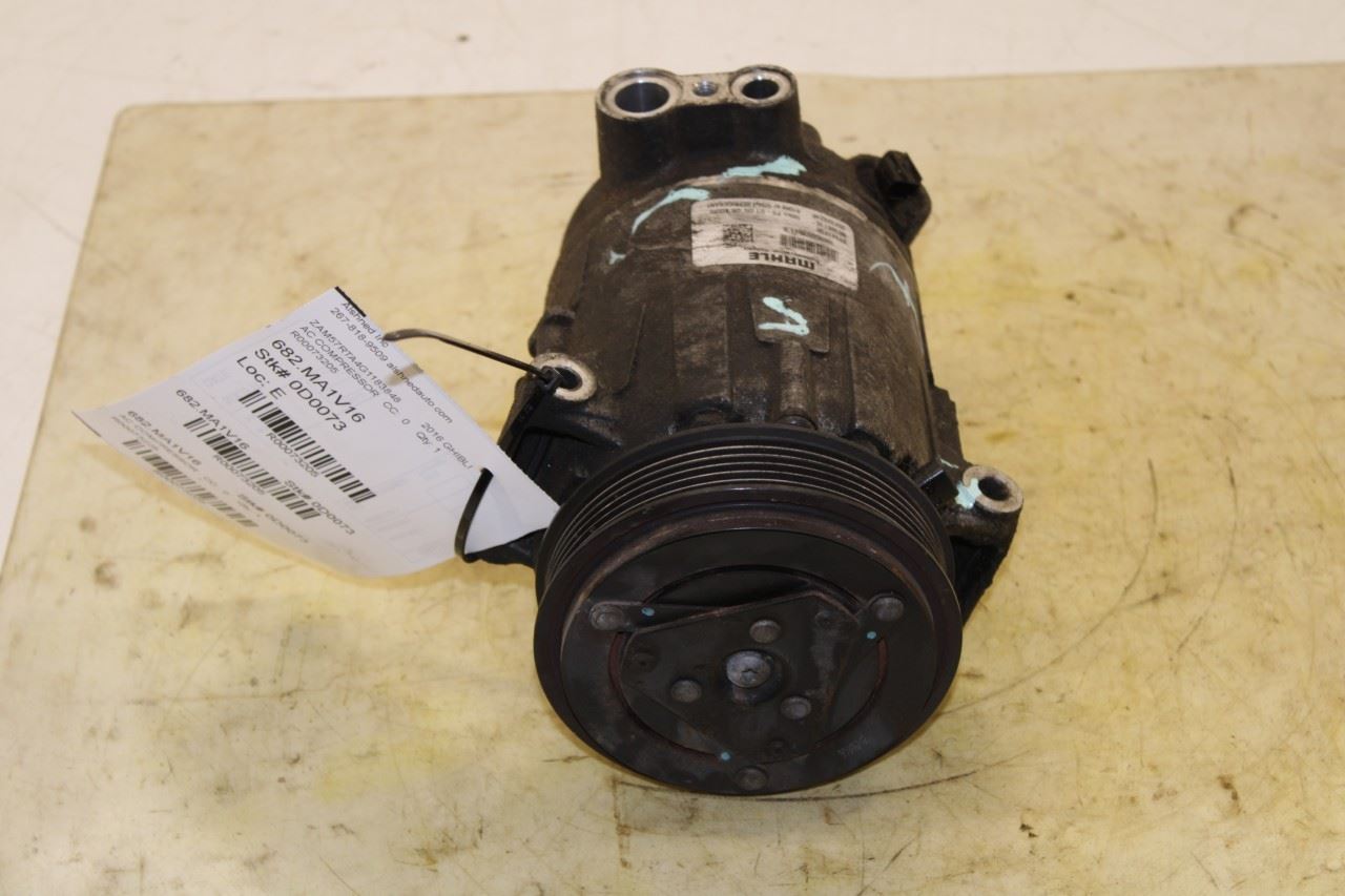 2014-2019 Maserati Ghibli S Q4 3L AC Air Conditioner Compressor 00308716 OEM - Alshned Auto Parts