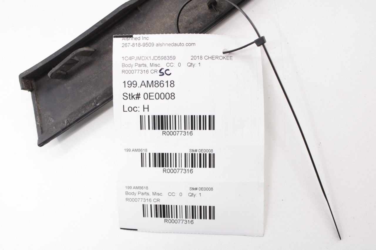 14-18 Jeep Cherokee Limited Front Left Fender Wheel Flare Trim 68210315AE *ReaD* - Alshned Auto Parts