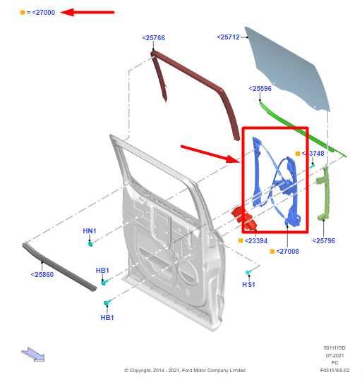 2015-2020 Ford F150 Rear Left Door Window Regulator w/ Motor FL3Z-1627001-X OEM - Alshned Auto Parts
