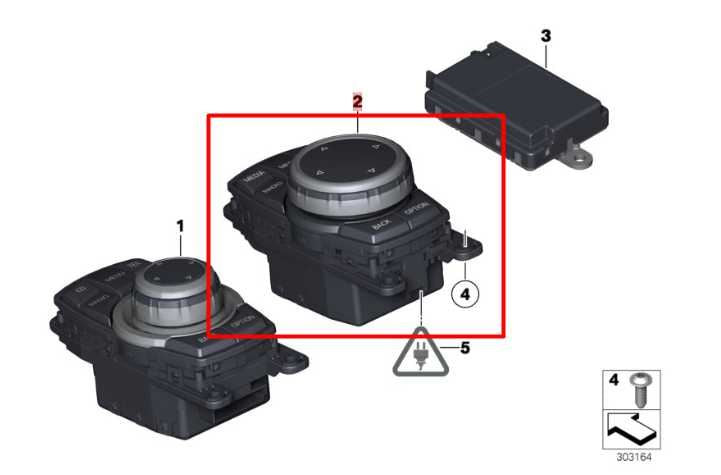 11-17 BMW X3 xDrive28i 2.0L Center Console Media Control Switch 65-82-9-350-723 - Alshned Auto Parts