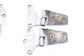 07-16 Jeep Wrangler Unlimited Sport Front Rear RH and LH Door Hinge Set w/ Bolts - Alshned Auto Parts