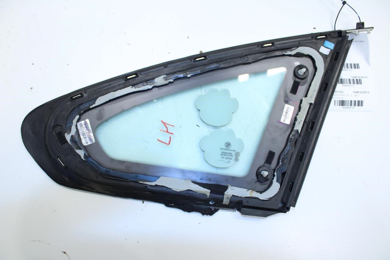 2015-16 BMW 435I Gran Coupe xDrive RR LH Quarter Window Glass 51377412027 *ReaD* - Alshned Auto Parts