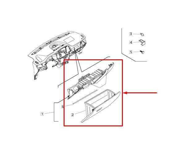 2015-2022 RAM Promaster City Glove Box Storage Compartment 5YJ70LXHAA OEM - Alshned Auto Parts
