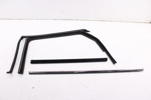 2019-26 Volkswagen Jetta SE Rear Left Door Run Channel w/ Belt Weatherstrip Set