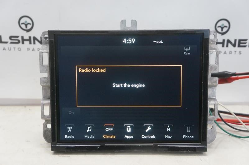 2019 Jeep Cherokee 8.4'' Display Audio Radio Receiver 68289299AH OEM - Alshned Auto Parts