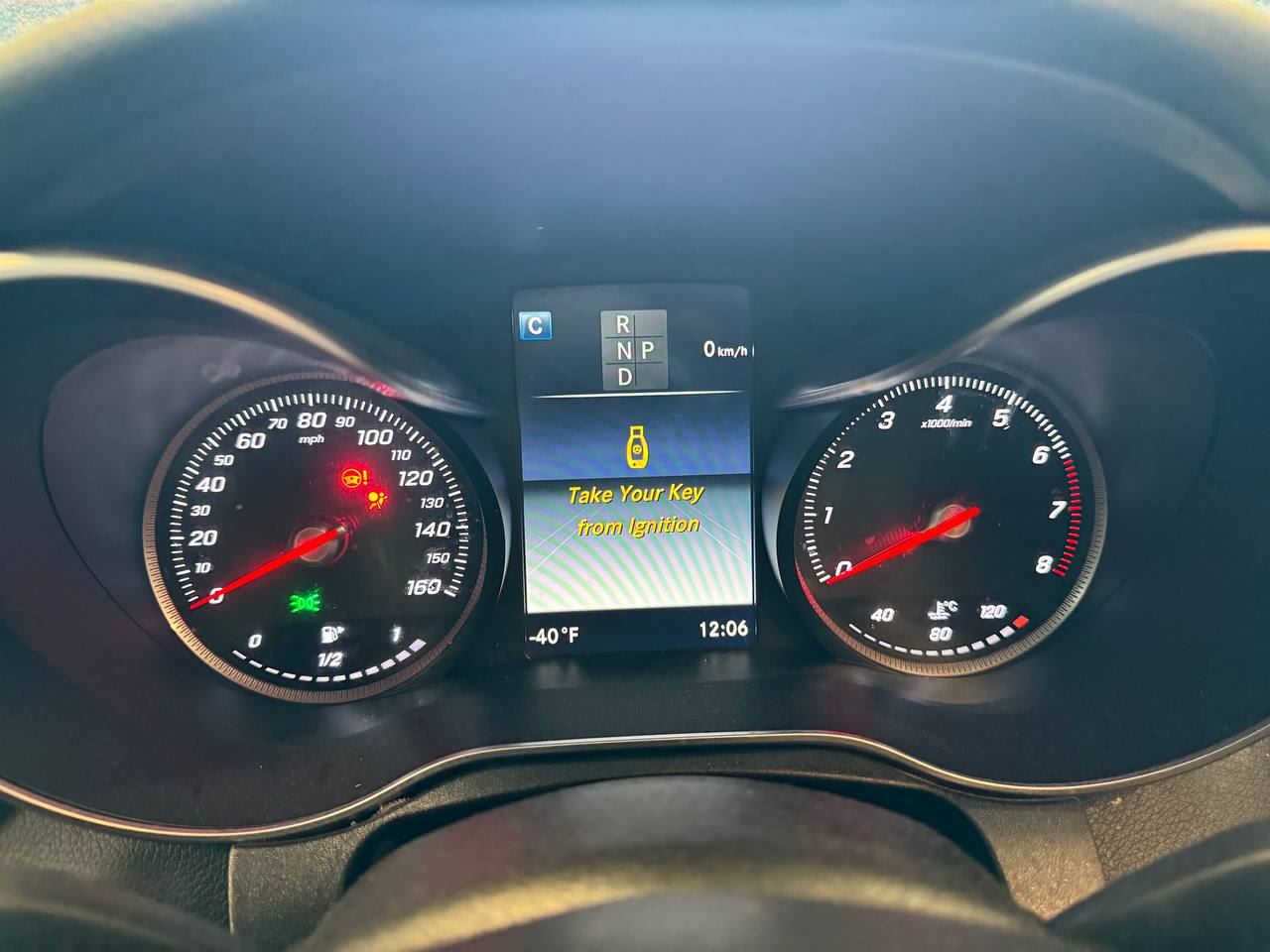 15-18 Mercedes-Benz C300 4Matic Speedometer Gauge Instrument Cluster 90K Mileage2