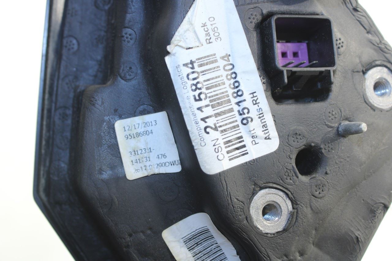 2011-2016 Chevrolet Cruze Passenger Right Side Rear View Mirror 95186804 OEM - Alshned Auto Parts