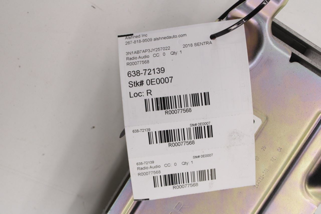 2013-2019 Nissan Sentra SL Bose Sound System Amplifier Amp 28060-3SG0B OEM - Alshned Auto Parts