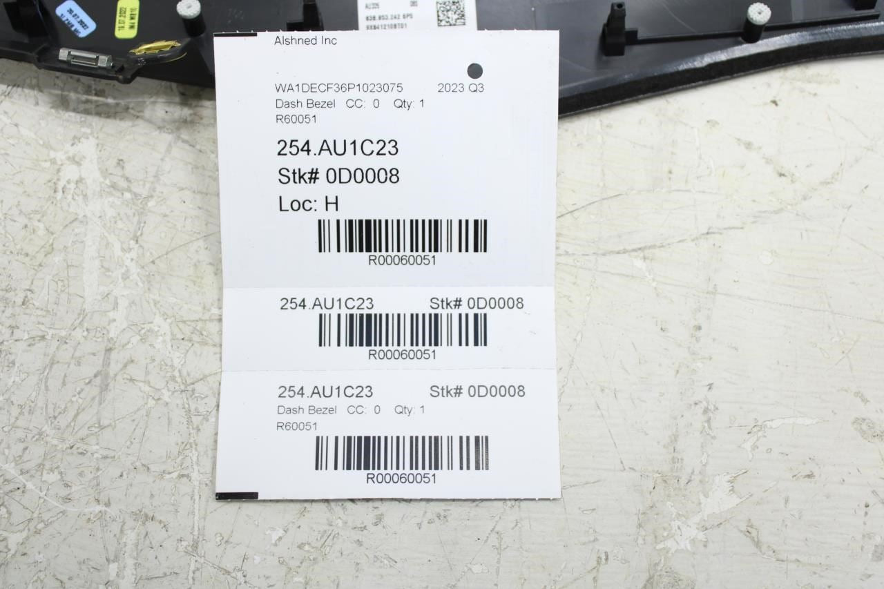 2019-2024 Audi Q3 S Line Front Right Dash Upper Trim Cover Panel 83B-853-242-6PS - Alshned Auto Parts