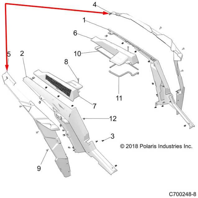 2014-2023 Polaris RZR XP 1000 Rear Left and Right Side Fender Flare 5439763 OEM1