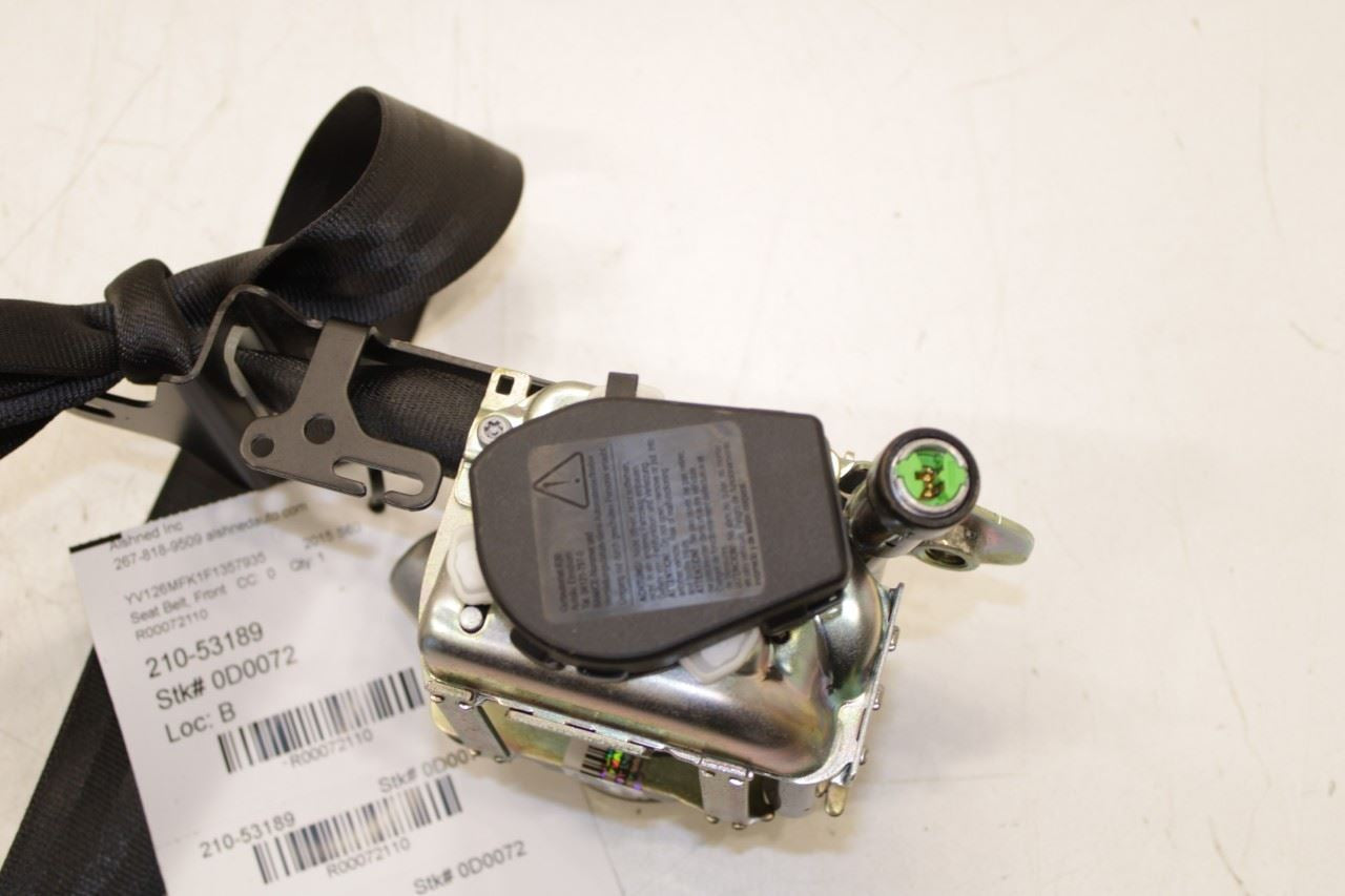 2015-16 Volvo S60 T5 Premier 2.0L Front Passenger Right Side Seat Belt Retractor - Alshned Auto Parts