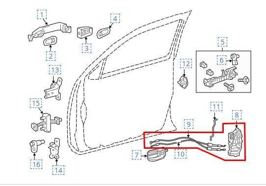 2015-2023 Toyota Tacoma Front Left Side Door Lock Latch Actuator 69040-07020 OEM - Alshned Auto Parts