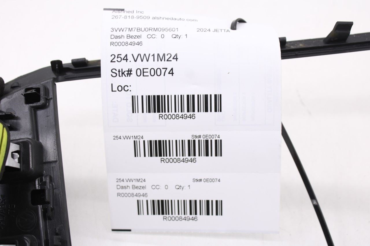 2023-2024 Volkswagen Jetta SE Dash Panel Speedometer Bezel Trim 17B854523BASM9