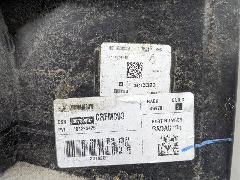 2017-19 Chevrolet Cruze LS 1.4L Radiator Cooling Fan Motor Assembly 39013323 OEM - Alshned Auto Parts