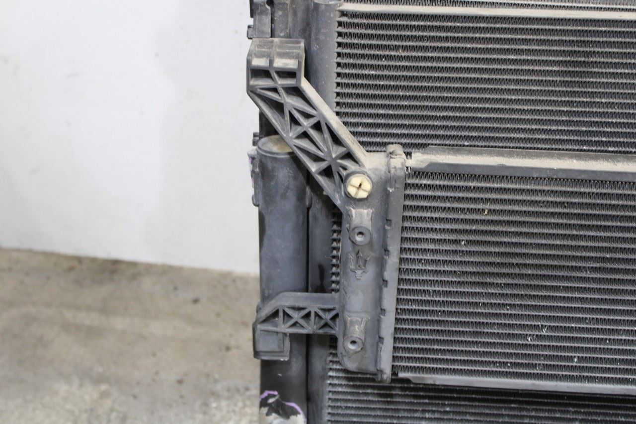 14-20 Maserati Ghibli 3.0L Engine Cooling Radiator w/ Fan Assy 670109996 *ReaD* - Alshned Auto Parts