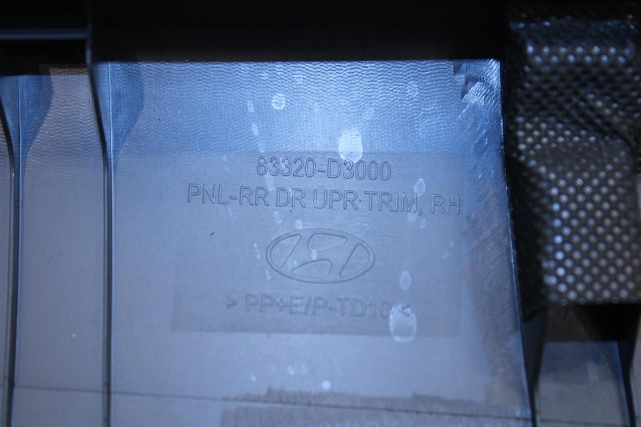 19-21 Hyundai Tucson Value Rear Right Passenger Door Trim Panel 83302-D3250-UUE - Alshned Auto Parts