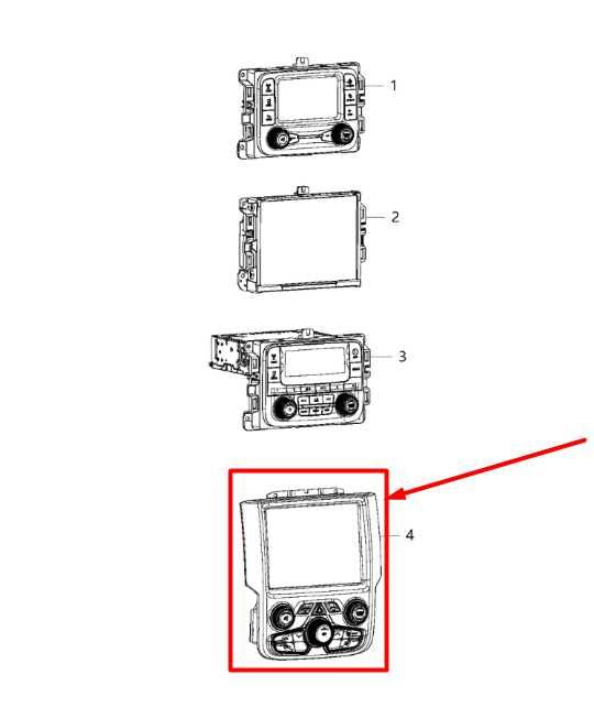 13-18 Ram 1500 Big Horn Dash Radio Faceplate Heater Temperature Climate Control - Alshned Auto Parts