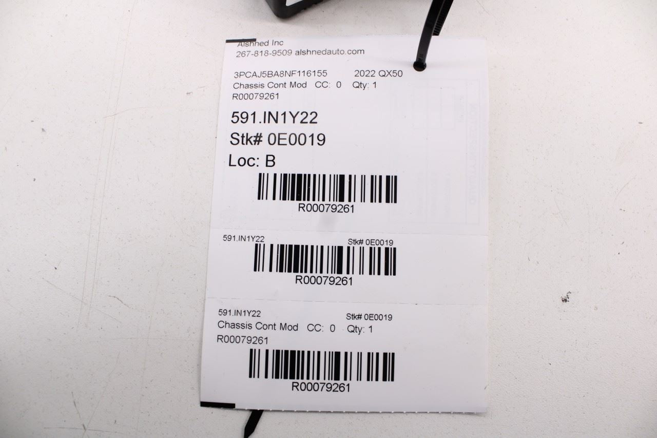 20-22 Infiniti QX50 LUXE Transmission Shift Computer Control Module 31038-5NA1A - Alshned Auto Parts
