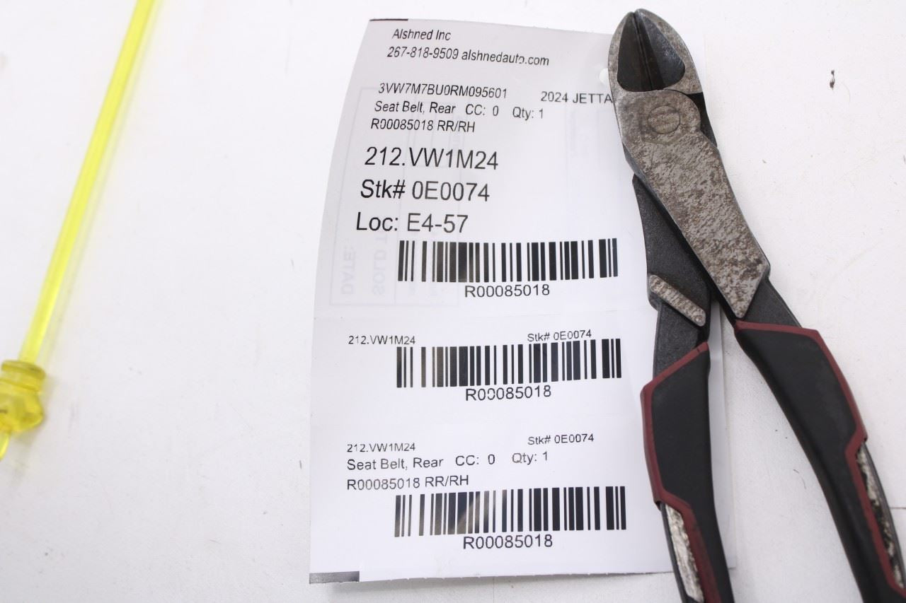 2019-25 Volkswagen Jetta SE 1.5L FWD Rear Right Side 2nd Row Seat Belt Retractor11