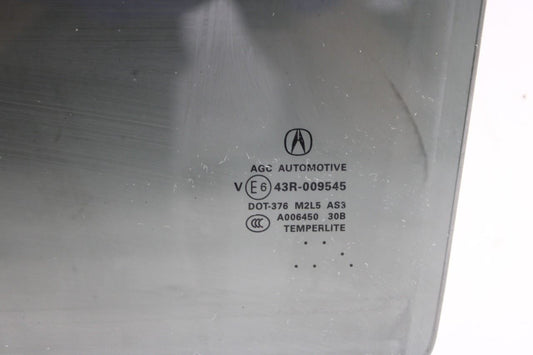 2014-2020 Acura MDX Advance Rear Left Side Door Window Glass 73450-TZ5-H00 OEM - Alshned Auto Parts