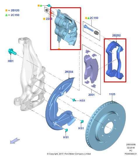 2017-2020 Ford F150 XL Super Cab Front Right Side Brake Disc Caliper FL3Z2B120C - Alshned Auto Parts
