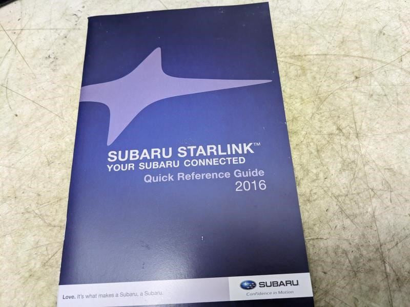 2016 Subaru Forester Owners Manual Set with Case MSA5M1602A OEM - Alshned Auto Parts