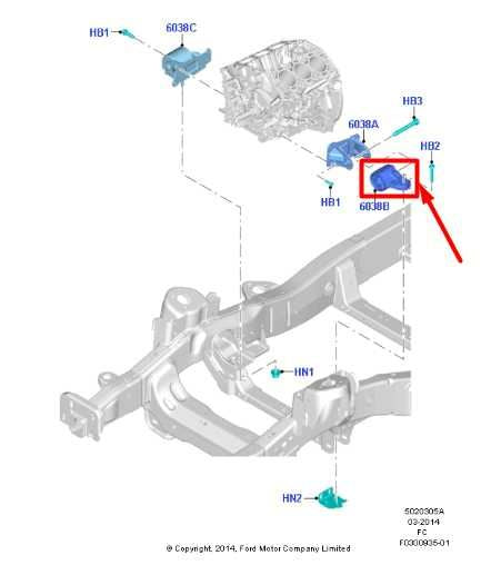 2017-2020 Ford F150 XL 2.7L Front Left Engine Motor Mount Support Insulator - Alshned Auto Parts