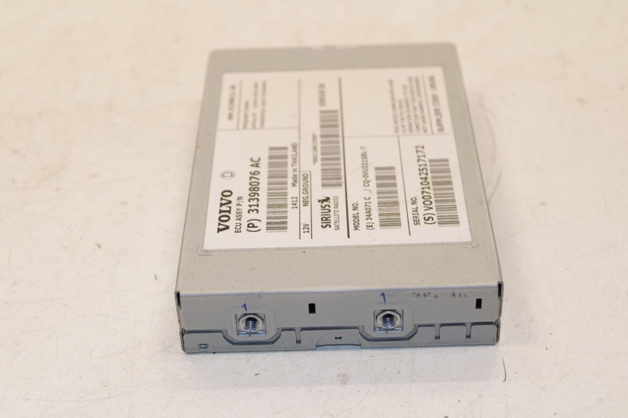 2015 Volvo S60 T5 Premier Sirius Satellite Radio Tuner Receiver 31398076 OEM - Alshned Auto Parts