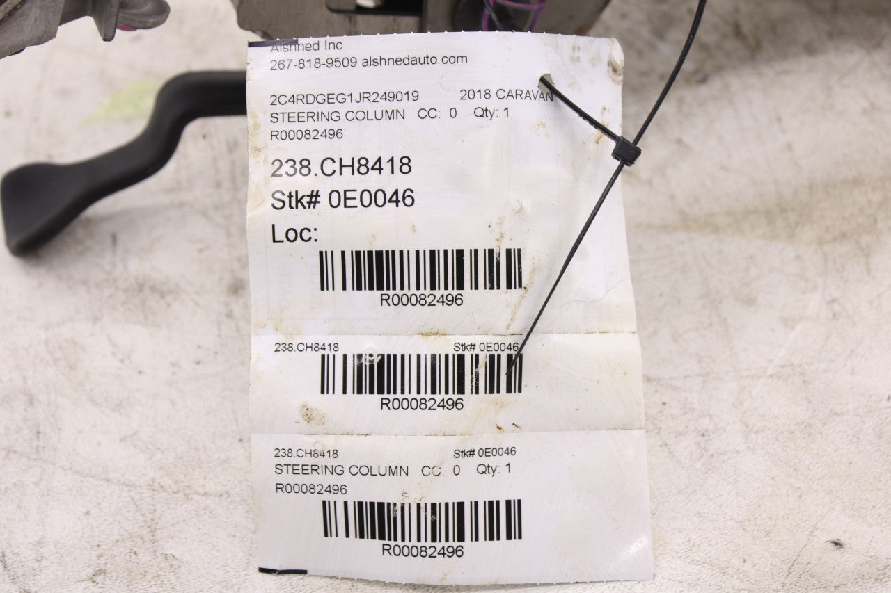 2011-2020 Dodge Grand Caravan GT 3.6L FWD Steering Column Assembly 5057642AH OEM12