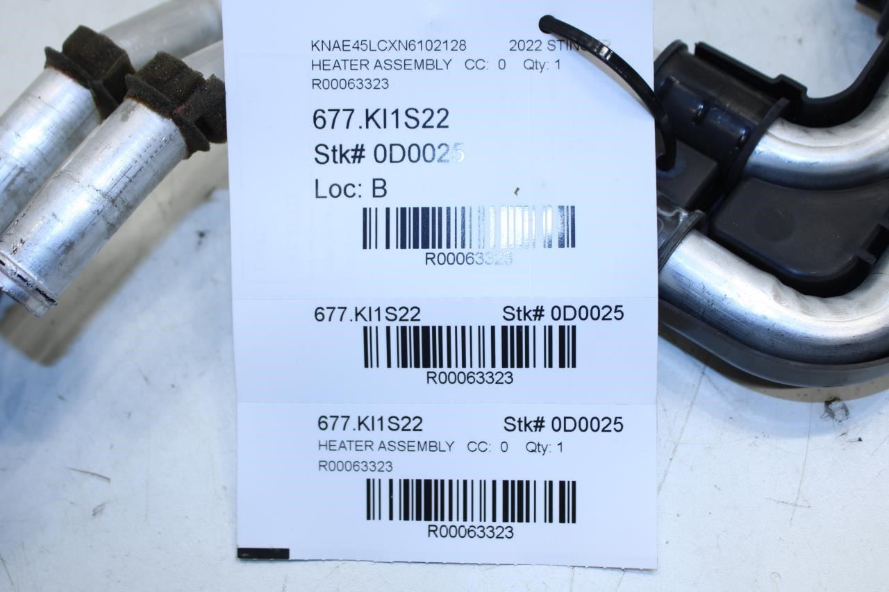 2018-2023 Kia Stinger GT1 HVAC Heater Core Radiator 97138-J5000 OEM - Alshned Auto Parts