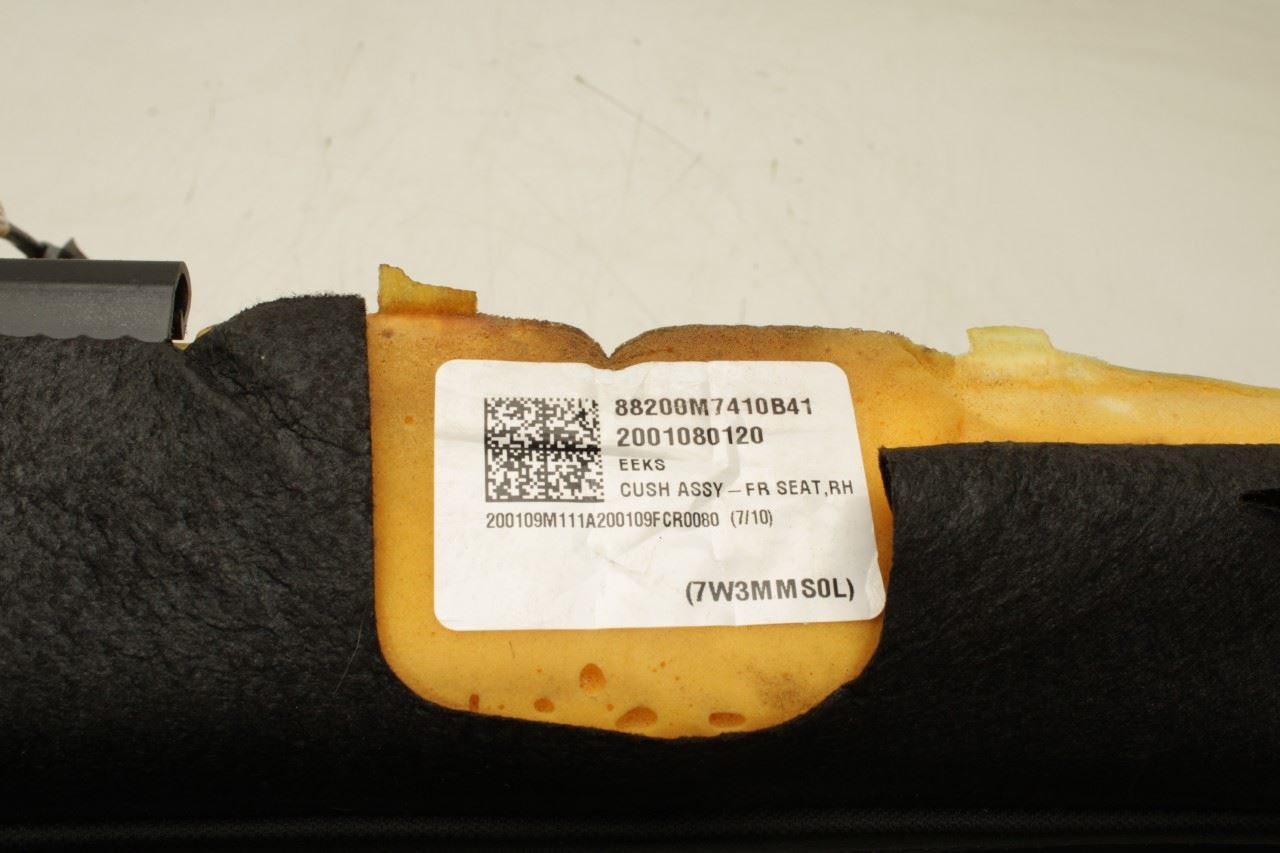 2019-2021 Kia Forte LXS 2.0L FWD Front Seat Passenger Right Side Lower Cushion - Alshned Auto Parts