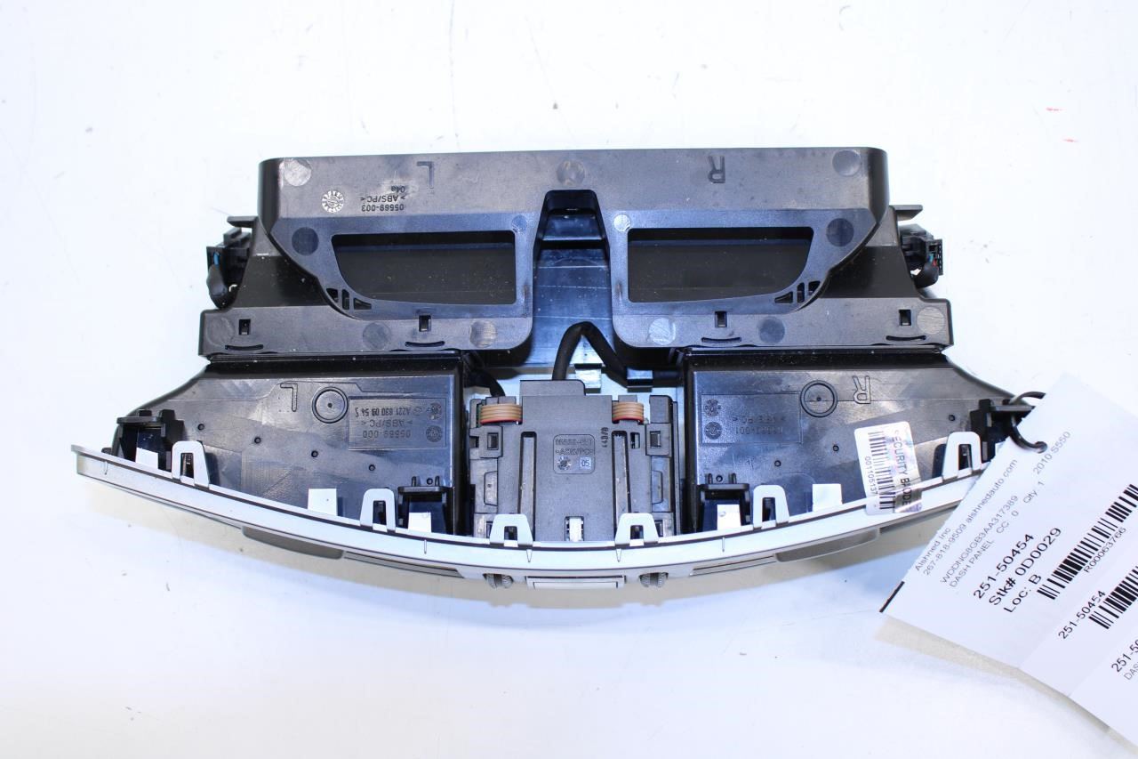 2007-2011 Mercedes-Benz S550 Center Dash Air Vent w/ Clock 221-830-05-54-7N27 - Alshned Auto Parts