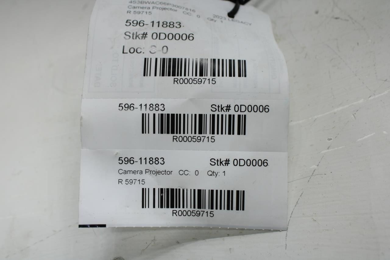 2020-2025 Subaru Legacy Premium 2.5L Rear Deck Lid Parking Camera 86267AN10A OEM - Alshned Auto Parts