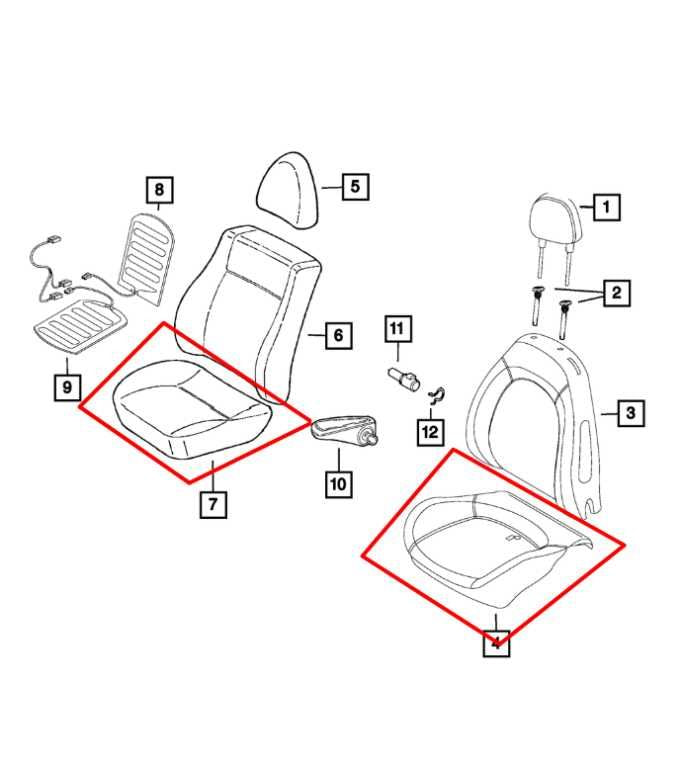 15-22 RAM Promaster City Front LH Lower Seat Frame w/ Cushion 5ZM26ND5AA *ReaD* - Alshned Auto Parts