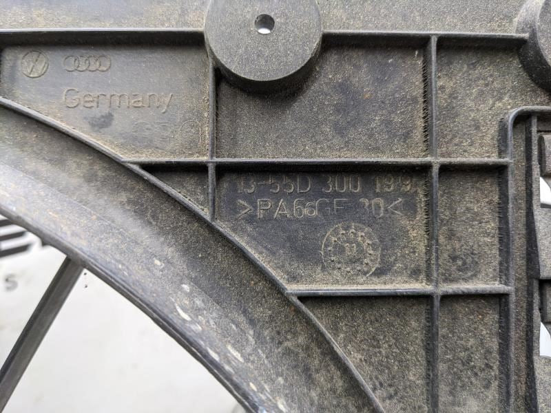 10-17 Volkswagen CC 2.0L Dual Radiator Cooling Fan Motor Assy 1K0-121-205-AJ OEM - Alshned Auto Parts