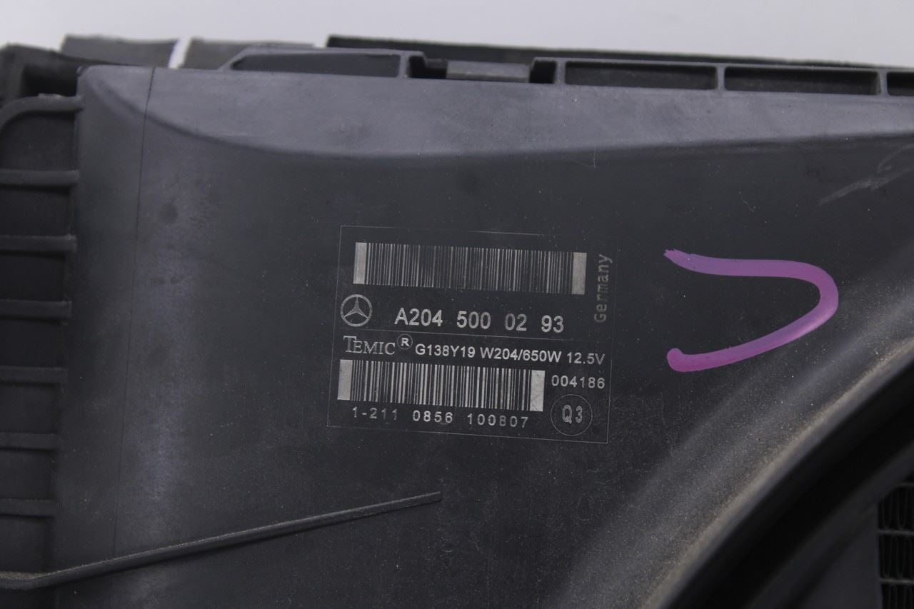 2008-11 Mercedes-Benz C350 3.5L Engine Radiator w/ Cooling Fan Motor Assy *ReaD* - Alshned Auto Parts