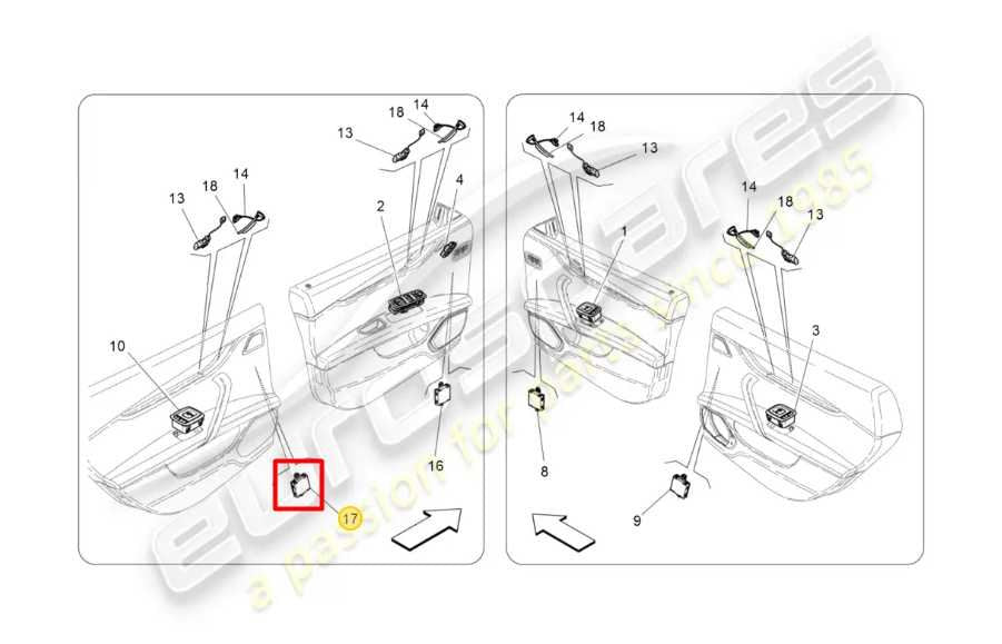 2017-2020 Maserati Ghibli 3.0L RWD Rear Driver Left Side Door Control Module ECU - Alshned Auto Parts