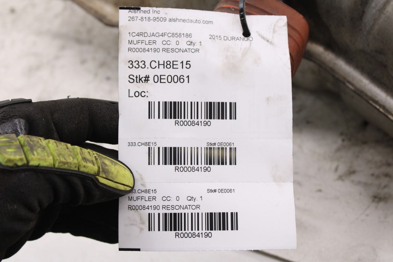 2013-2025 Dodge Durango SXT 3.6L Exhaust System Center Middle Muffler Resonator11