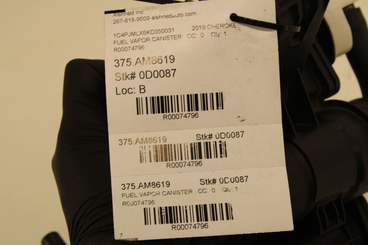 2015-2023 Jeep Cherokee Latitude 3.2L Fuel Vapor Evaporator Emission Canister - Alshned Auto Parts