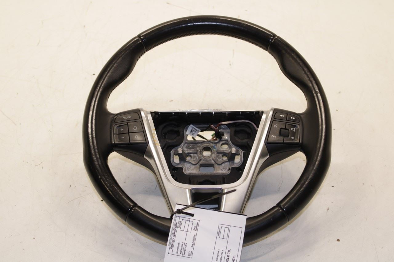 2015-16 Volvo S60 T5 Premier 2.0L FWD Steering Wheel Leather w/ Control Buttons - Alshned Auto Parts